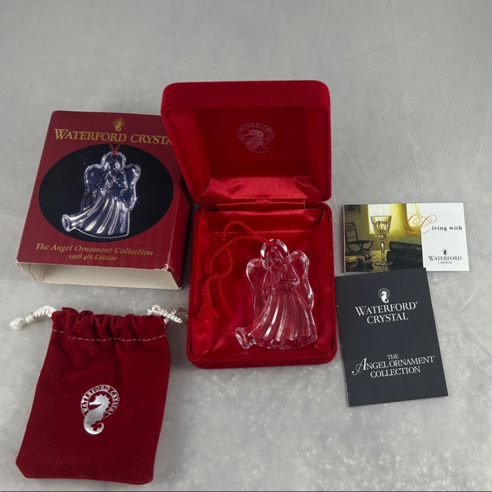 Waterford Crystal 1998 Angel Ornament - 4th Edition